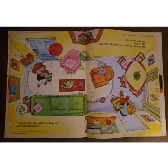 Vintage Sesame Street I'm My Mommy Daddy 2-in-1 Book Reversible 1975 Hardcover - Picture 5 of 16